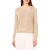 Halogenr Halogen(r) V-neck Cardigan In Taupe Bisque