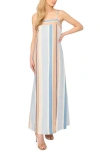 Halogenr Halogen(r) Vertical Stripe Maxi Dress In Blue
