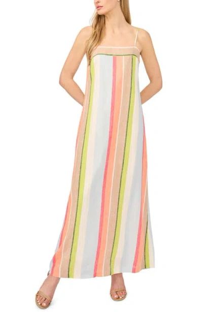 Halogenr Halogen(r) Vertical Stripe Maxi Dress In Multi