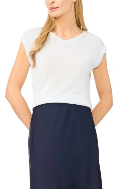 Halogenr Halogen(r) V-neck Cap Sleeve Sweater Vest