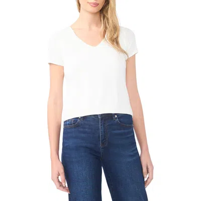 Halogenr Halogen(r) V-neck Compression T-shirt In White