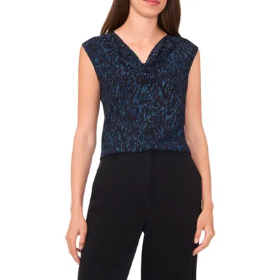 Halogenr Halogen(r) Wave Texture Cowl Neck Top In Multi