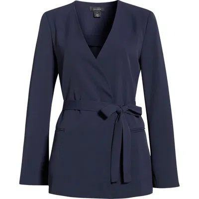 Halogenr Halogen(r) Wrap Blazer In Blue