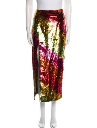 Pre-owned Halpern Midi Length Skirt