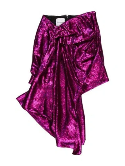 Pre-owned Halpern Sequin Embellishments Mini Skirt W/ Tags In Pink