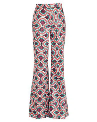 Halpern Woman Pants Green Size 6 Polyester