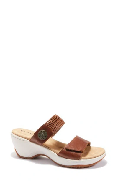 Halsa Footwear Delilah Sandal In Cognac