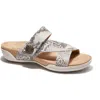 Halsa Footwear Hälsa Footwear Desiree Sandal In Beige/silver
