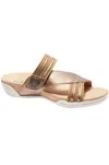 Halsa Footwear Desiree Sandal In Gold