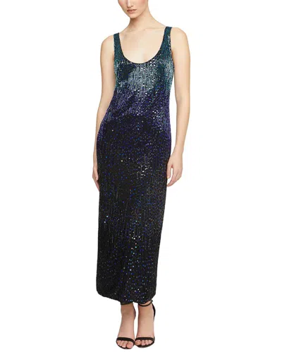 Halston Anastasia Midi Dress In Multi