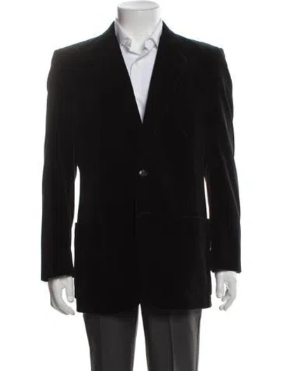 Pre-owned Halston Blazer In Black