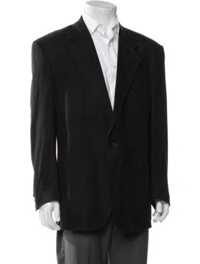 Pre-owned Halston Blazer In Black