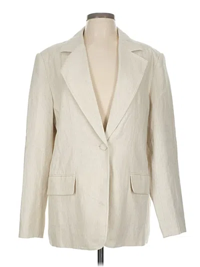 Halston Blazer Jacket In White