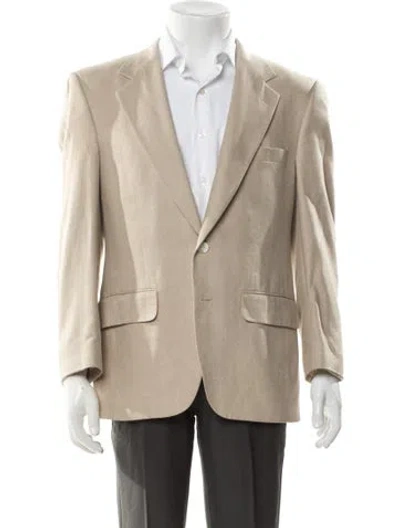 Pre-owned Halston Blazer In Neutrals