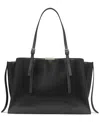 Shop Halston Carrie Large Tote Bag In Black