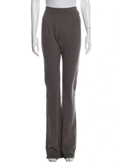 Pre-owned Halston Cashmere Sweatpants In Gray
