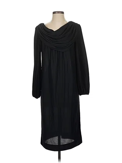 Pre-owned Halston Casual Dress In Black