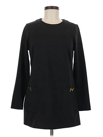 Pre-owned Halston Casual Dress In Black