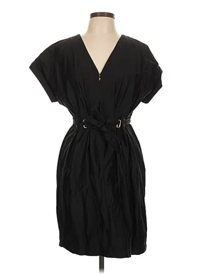 Pre-owned Halston Casual Dress In Black