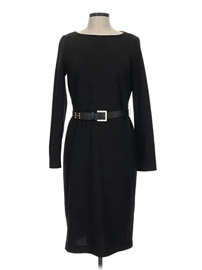 Pre-owned Halston Casual Dress In Black