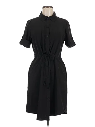 Pre-owned Halston Casual Dress In Black