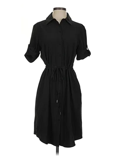 Pre-owned Halston Casual Dress In Black