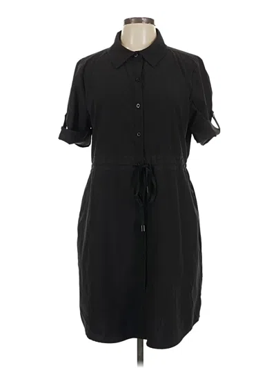 Pre-owned Halston Casual Dress In Black
