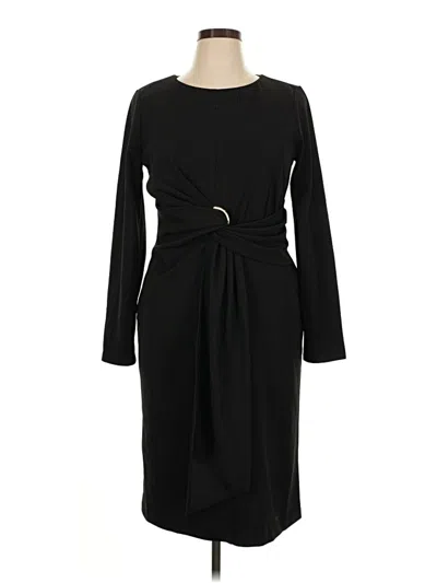 Halston Casual Dress In Black