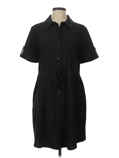 Pre-owned Halston Casual Dress In Black