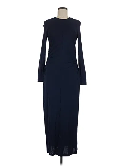Pre-owned Halston Casual Dress In Blue