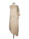 Halston Casual Dress In Brown