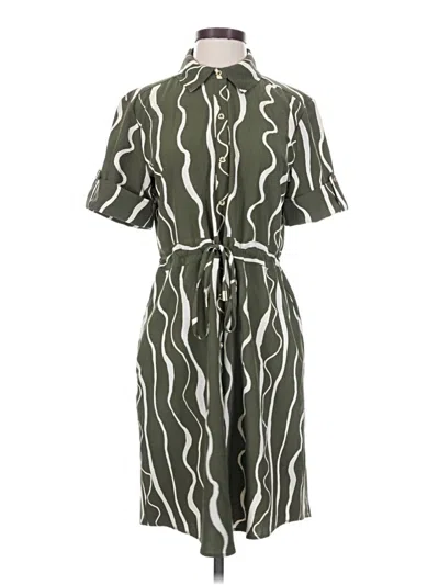 Pre-owned Halston Casual Dress In Green
