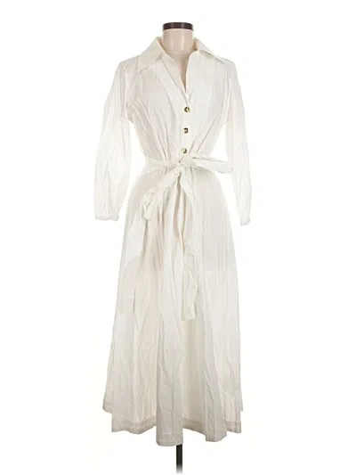 Halston Casual Dress In White