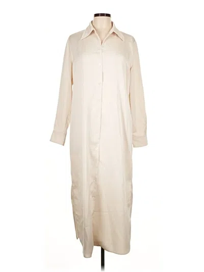 Pre-owned Halston Casual Dress In Ivory