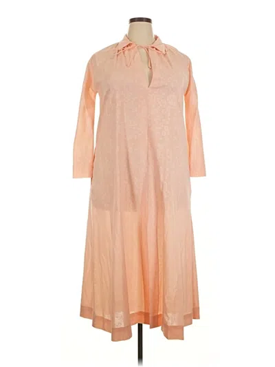 Pre-owned Halston Casual Dress In Orange