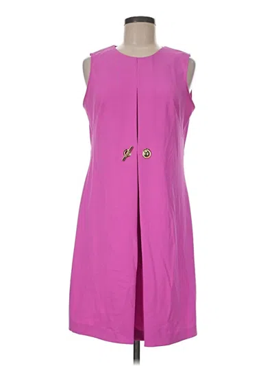 Pre-owned Halston Casual Dress In Pink