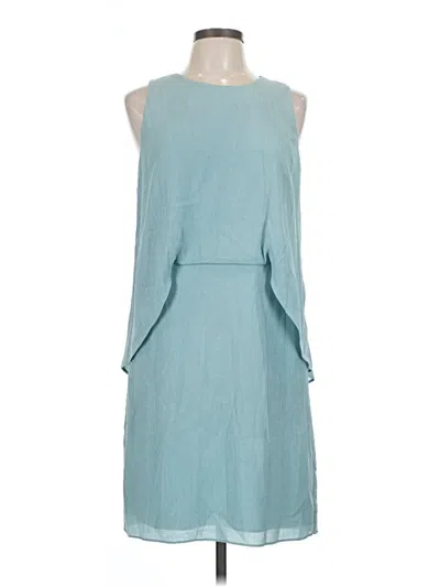 Pre-owned Halston Casual Dress In Teal