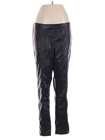 Pre-owned Halston Casual Pants In Black