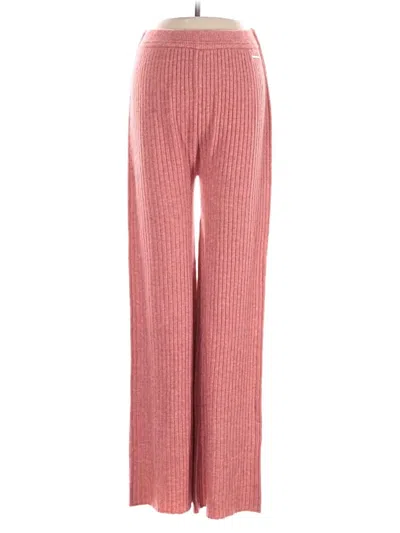 Pre-owned Halston Casual Pants In Pink