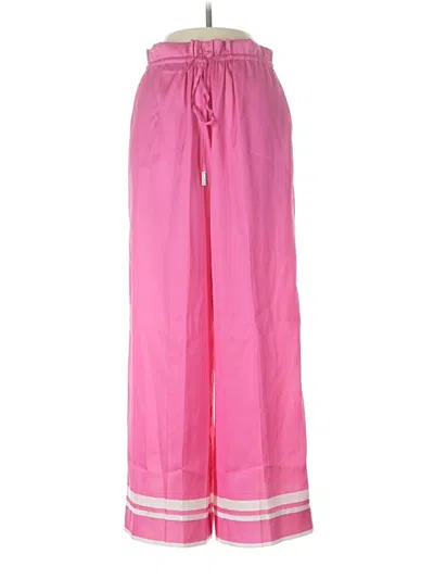Pre-owned Halston Casual Pants In Pink