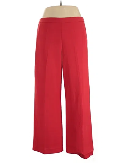Pre-owned Halston Casual Pants In Red