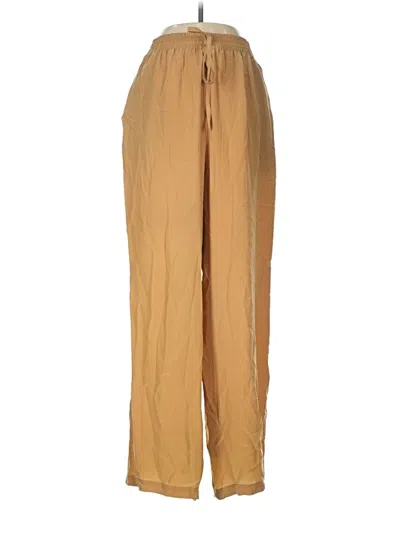 Pre-owned Halston Casual Pants In Tan