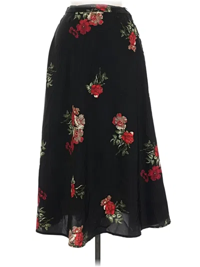 Pre-owned Halston Casual Skirt In Black