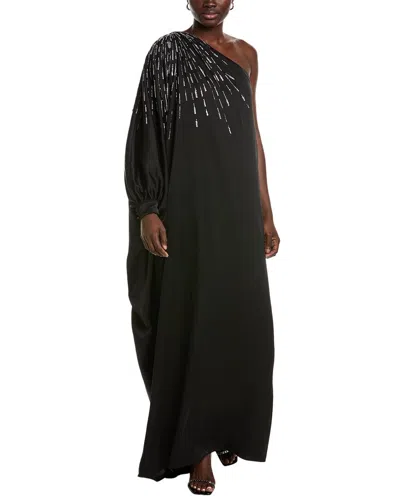 Halston Chaya Gown In Black