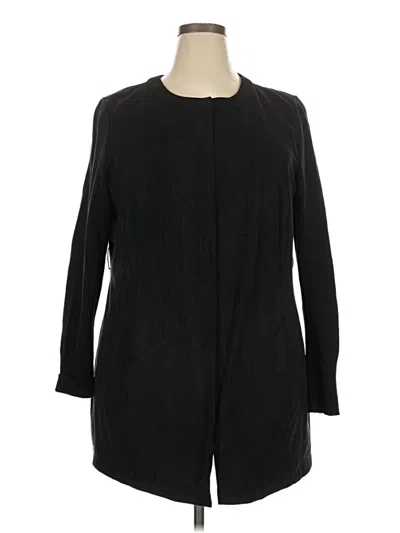 Pre-owned Halston Coat In Black