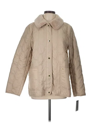 Halston Coat In Neutral