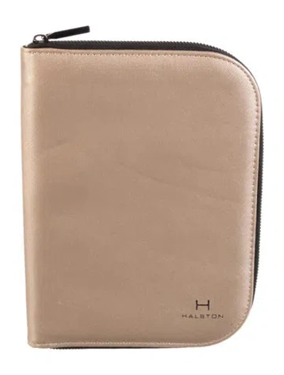 Pre-owned Halston Coated Canvas Travel Case