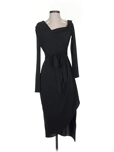Halston Cocktail Dress In Black
