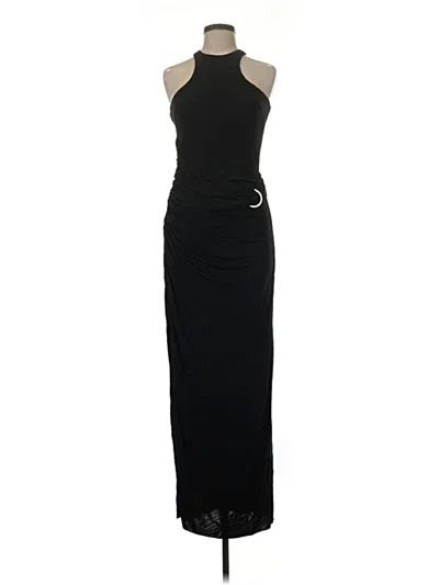 Pre-owned Halston Cocktail Dress In Black
