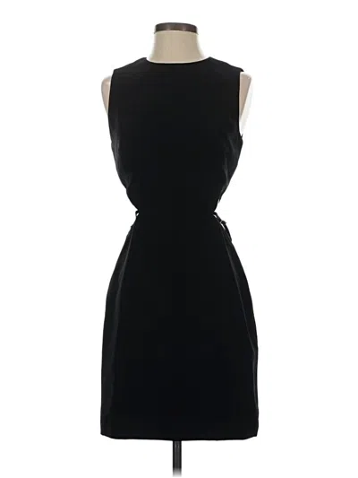 Pre-owned Halston Cocktail Dress In Black